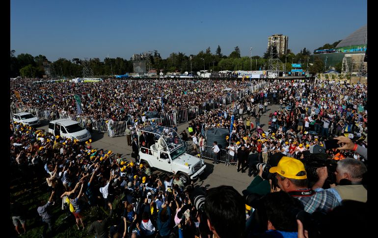 Se esperaba que alrededor de 400 mil personas participaran en la ceremonia en el parque.