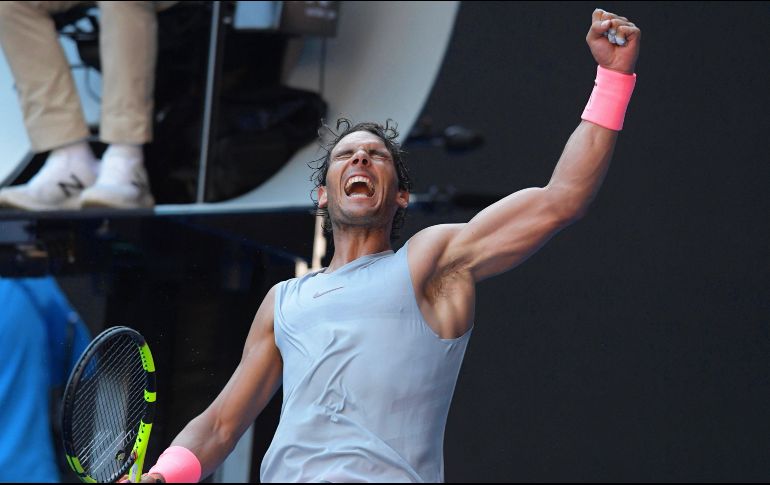 Dos horas y 38 minutos tardó Nadal en solventar el partido. EFE/T. Nearmy