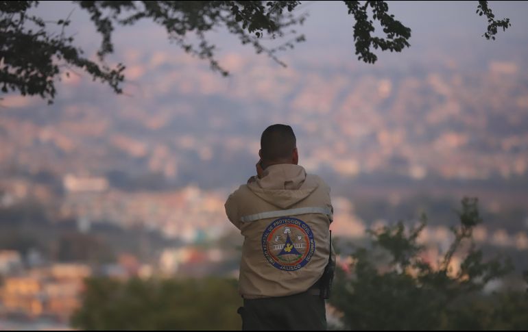 La contingencia fue activada un día antes debido a que por más de dos horas la estación de monitoreo registrara niveles de hasta 152 puntos Imeca, aunado a las condiciones climáticas presentes. EL INFORMADOR / ARCHIVO
