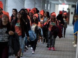 Los impulsores del DACA además se enfrentan a las propuestas presupuestales republicanas, que no mencionan el acuerdo ni proponen arreglos al respecto. AFP / B. Smialowski