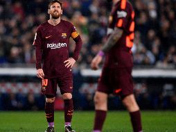 Messi erró desde los 11 pasos al minuto 63. AFP/J. Lago