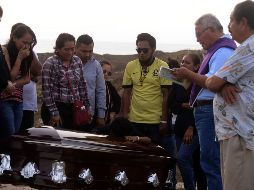 Domínguez fue asesinado el pasado 13 de enero cuando iba en su vehículo.  AFP / F. Robles