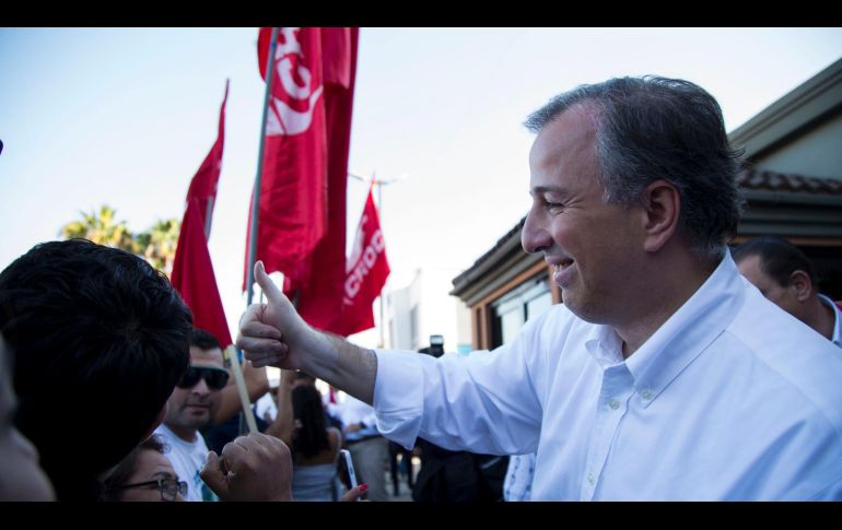 “El muro no es un tema de números sino de dignidad y respeto entre nuestros pueblos”, dijo Meade en su red social. NTX / E. Jaramillo