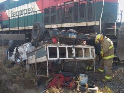 Autoridades precisan que la mayoría de estos accidentes se dan en cruceros de ferrocarril en municipios del interior del estado. ESPECIAL/