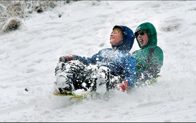 Las cinco principales ciudades de Carolina del Norte sufrieron nevadas a raíz de una tormenta atípica. AP / J. Simmons /The Charlotte Observer