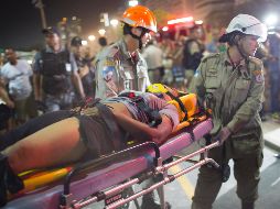 Los heridos fueron trasladados de inmediato a distintos centros sanitarios con lesiones de diversa consideración. AP / S. Izquierdo