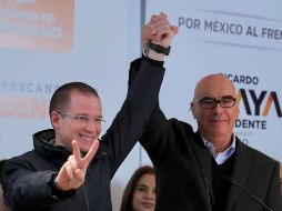 Anaya sostuvo que Dante Delgado juega un papel fundamental en la conformación del frente. SUN / L. Godínez