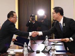 Pyongyang y Seúl han mantenido varias rondas de reuniones para acordar los detalles de la asistencia del Norte a los JJOO. EFE / Ministerio de Unificación de Corea del Sur
