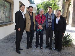 Ragnar Conde, Eduardo Muñoz, Myriam Vachez, Martín Eguiarte y Pamela Garduño. EL INFORMADOR/G. Gallo