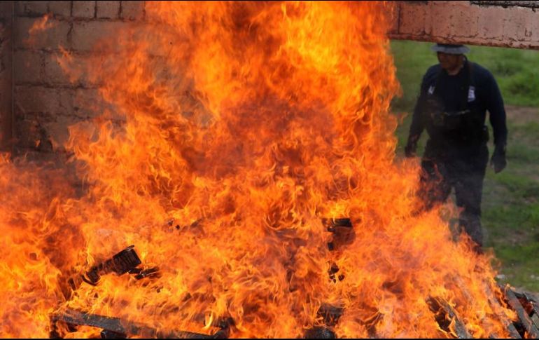 El hallazgo se realiza en las inmediaciones de los predios denominados 