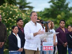 Zambrano utilizó como ejemplo de sus declaraciones, el mitin celebrado en Cancún, Quintana Roo, en el que no se juntaron ni cien personas. NTX/ ESPECIAL