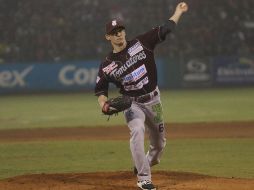 El abridor estadunidense Anthony Vasquez (1-0) se llevó la importante victoria para los sinaloenses. TWITTER/@clubtomateros