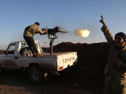 Al menos siete combatientes kurdosirios perecieron en combates y por los ataques aéreos y de artillería turcos. AFP/N. Al-Khatib