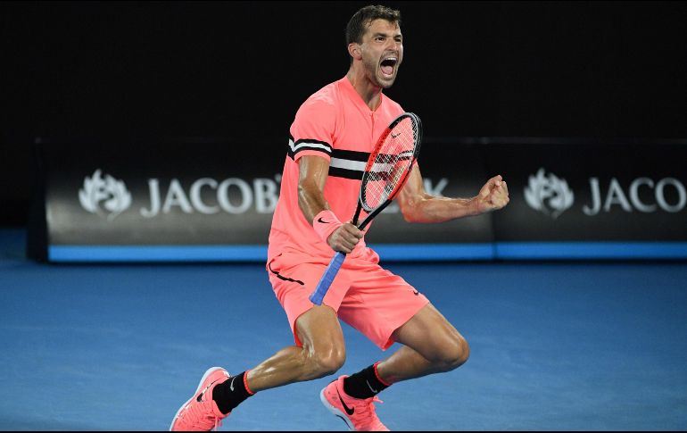 Dimitrov luchará contra británico Kyle Edmund por un lugar en las semifinales de este Grand Slam. AFP / S. Khan