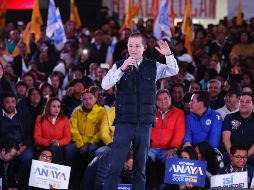 Durante su único acto público en esta misma ciudad, Anaya también arremetió contra López Obrador. SUN/ I. Olivares