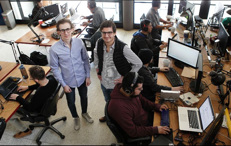 Un grupo de emprendedores jaliscienses, encabezados por David García Aceves, crearon Digitt. EL INFORMADOR/A. Camacho