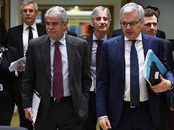Las sanciones, acordadas a nivel de embajadores de la UE, fueron respaldadas hoy por los ministros de Exteriores reunidos en un Consejo en Bruselas. AFP/E. Dunand