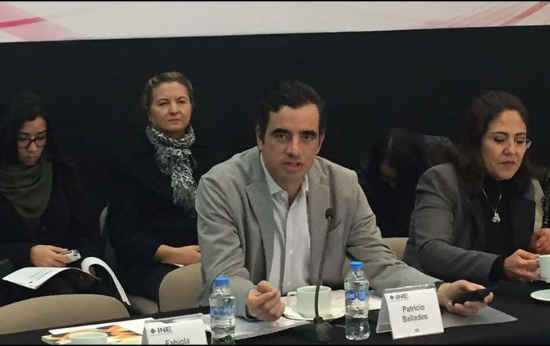 El director ejecutivo de Prerrogativas del INE, Patricio Ballados, recordó que todos los apoyos recabados serán revisados. TWITTER / @pballados