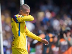 El  futbolista fue suspendido por juego brusco grave en el partido de la jornada 3 contra Pumas en Ciudad Universitaria. MEXSPORT / ARCHIVO