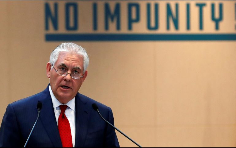 Rex Tillerson resalta que Rusia no ha respetado sus compromisos en contra de las armas químicas. EFE / I. Langsdon