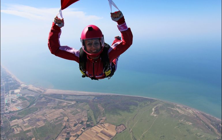 Al saltar, la iraní dice sentirse 