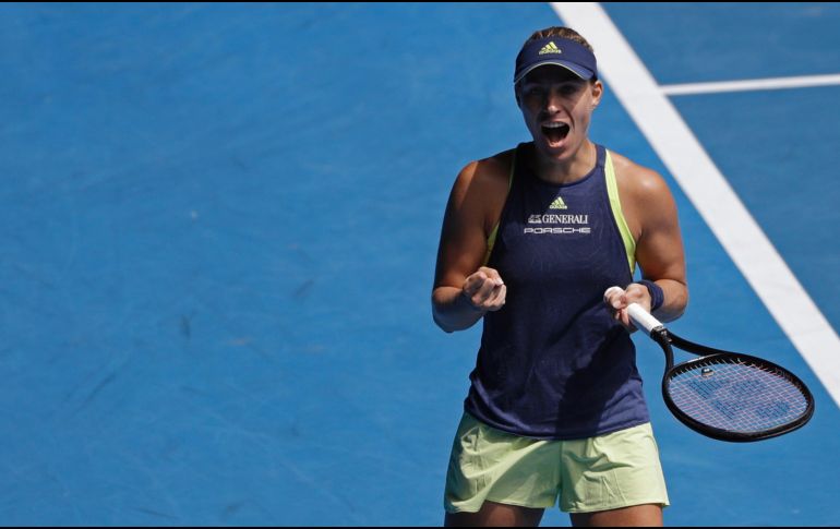 La alemana de 30 años ejerció un absoluto dominio ante Keys. AP / D. Alangkara