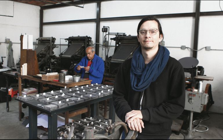 Carlos Armenta. El coordinador de la editorial adelantó su oferta literaria. EL INFORMADOR/A. Camacho