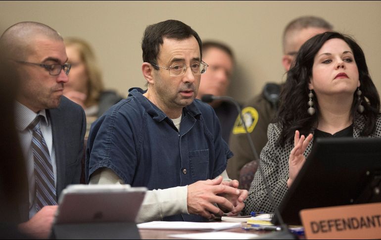 En diciembre del año pasado, Nassar ya había sido condenado a 60 años de prisión por posesión de pornografía infantil. EFE / R. Laverty