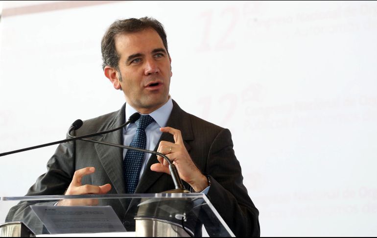 Lorenzo Córdova, sostuvo que para que el proceso electoral llegue a ‘buen puerto’, es importante que todos los entes públicos cumplan con sus responsabilidades. SUN / ARCHIVO