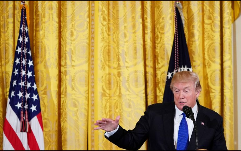 El presidente de EU anunció el año pasado que pondría fin al DACA, pero le dio al Congreso hasta marzo para que encuentre una solución legislativa. AFP / M. Ngan