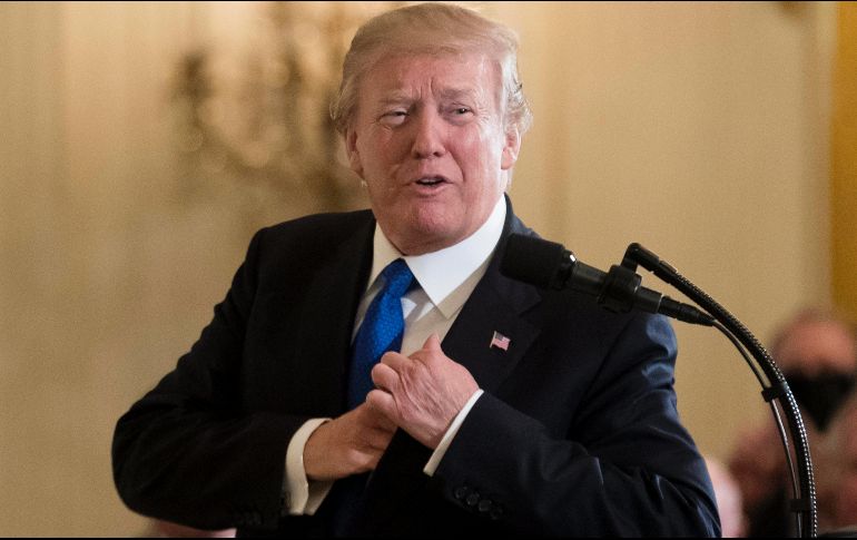 Trump advirtió que los detalles están siendo resueltos por sus abogados. EFE / M. Reynolds