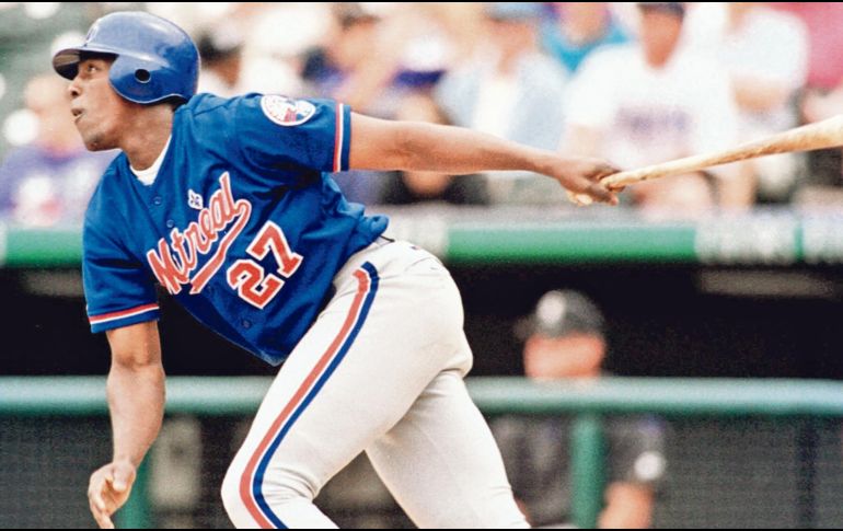 Vladimir Guerrero. El ex jugador de los Expos es el tercer dominicano en el Salón de la Fama. AP