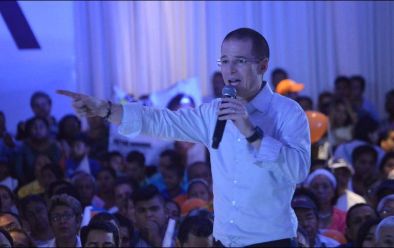 Ni perdón ni olvido a quienes han cometido actos graves de corrupción, dice Anaya. NTX / A. Covarrubias