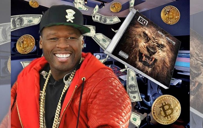 50 cent se convirtió en el primer artista en aceptar bitcoin como forma de pago. ESPECIAL / TMZ