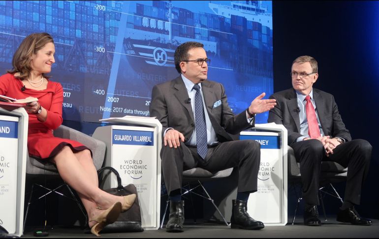 Representantes de los tres países celebran estos días en Montreal (Canadá) la sexta ronda de conversaciones para renegociar el TLCAN. NOTIMEX/D. Del Río