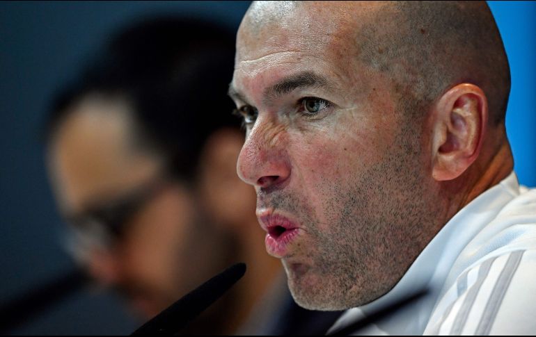 ''No aceptamos, lo que queremos es pelear y levantar la situación'', dice el entrenador, pese a que su equipo fue eliminado de la Copa del Rey y ganar la Liga queda prácticamente descartado. AFP / O. Del Pozo