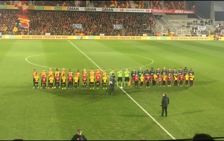 El club de Mouscron se coloca momentáneamente en la décima posición de la Liga belga. TWITTER/@ExcelMouscron