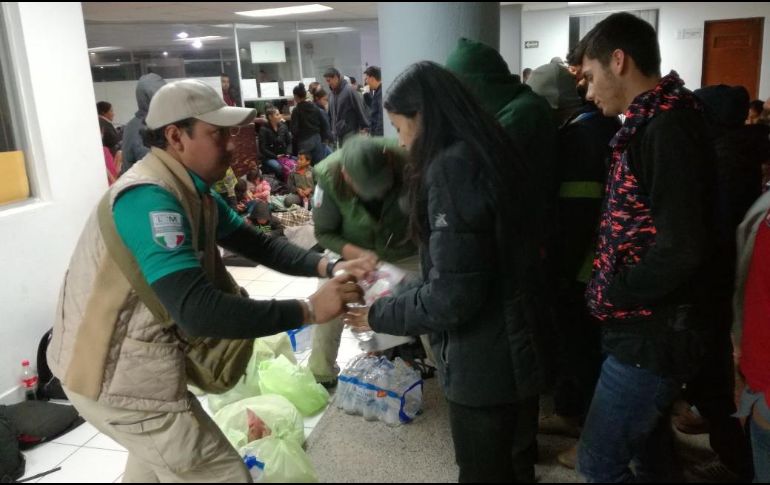 Las nacionalidades de los migrantes son de Guatemala, Honduras y El Salvador. TWITTER/@INAMI_mx