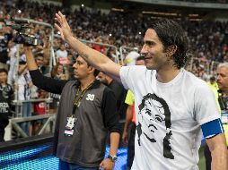 La despedida de Aldo de Nigris de las canchas fue en el Estadio del Monterrey, tras 16 años de carrera. MEXSPORT/T. García