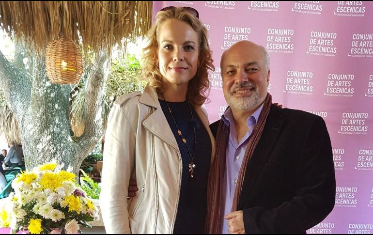 Elina Garanca junto al director de orquesta Constantine Orbelian. EL INFORMADOR/N. Gutiérrez