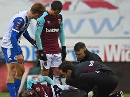 El equipo de Hernández, que ya había sufrido en la anterior ronda contra un equipo de la League Two, se queda ahora en la cuarta ronda de la FA Cup. AFP / O. Scarff