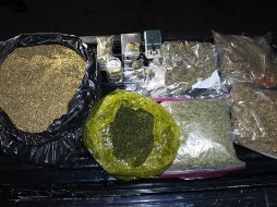 Los detenidos de 20 y 25 años fueron puestos a disposición del Ministerio Público de turno en la agencia especializada en Narcomenudeo de la Fiscalía General del Estado. ESPECIAL/ Policía de Guadalajara