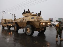 El asalto tuvo como objetivo las instalaciones de un batallón del Ejército afgano situado cerca de la Academia Militar Marshal Fahim, en el área de Oargha. AP/R. Gul