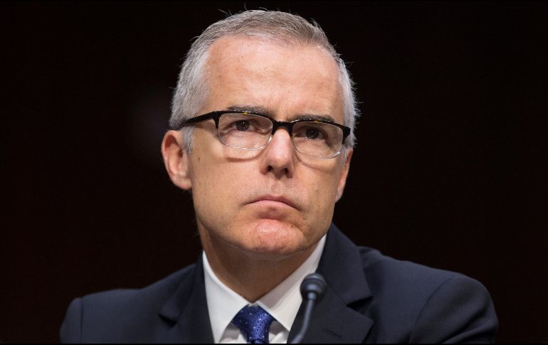 La salida de McCabe se produce luego de críticas de parte de los republicanos por su lealtad a James Comey. EFE/ARCHIVO