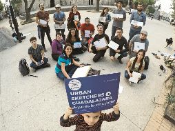 Cada participante realiza desde su perspectiva un dibujo sobre el punto de reunión a convenir. EL INFORMADOR/A. Camacho