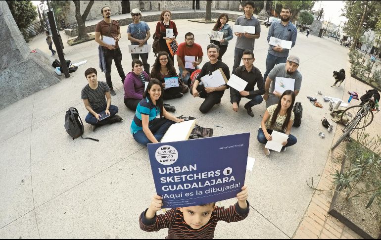 Cada participante realiza desde su perspectiva un dibujo sobre el punto de reunión a convenir. EL INFORMADOR/A. Camacho
