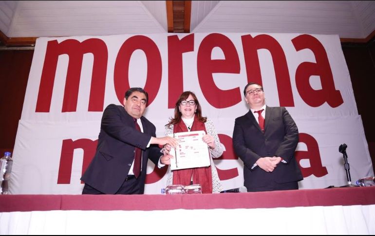 Barbosa aseguró que es puntero en las encuestas y vencerá a Erika Alonso. TWITTER/@MBarbosaMX