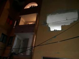 Aunque la explosión causó daños estructurales severos al edificio, sólo cuatro departamentos fueron evacuados. ESPECIAL/Bomberos de Zapopan