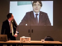 El expresidente de Cataluña huyó con cuatro de los miembros cesados de su Ejecutivo a Bruselas. EFE/S. Lecocq