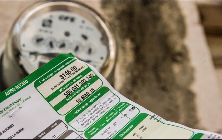 La CFE destaca que al cierre de diciembre se acumularon 33 meses sin incremento en las tarifas de uso doméstico. EL INFORMADOR / ARCHIVO